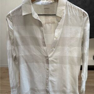 Burberry women’s White Checked Shirt
